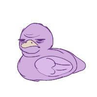 Pinball (Purple Grumpy Duck)